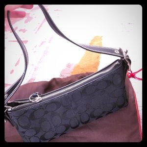 Coach black purse